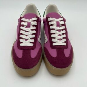 Steve Madden Women SZ 10M Reformer Pink Multi Color Leather & PU Upper Sneaker